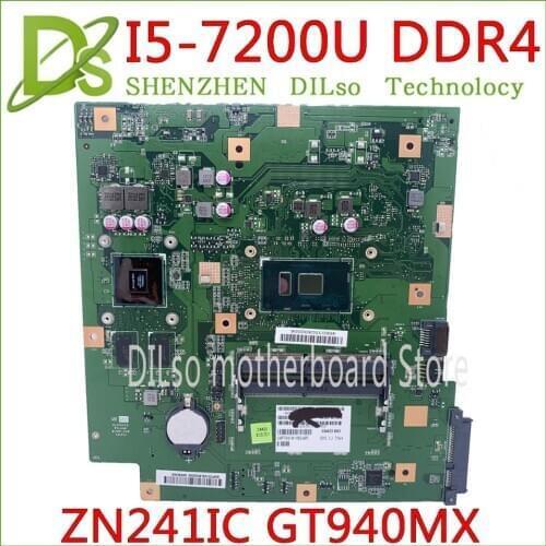 KEFU ZN241IC Computer machine Mainboard For ASUS ZN241IC ZN241ICGK Motherboard all in one I5-7200U CPU GT940MX Test original