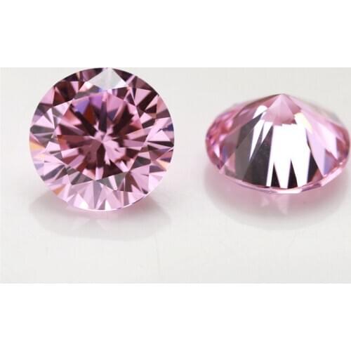 China selling 1mm-1.5mm pink color cz gemstone low prices excellent cubic zirconia for making jewelry