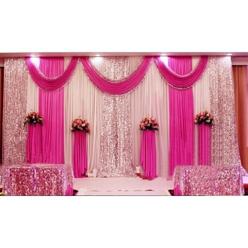 Classic Style 3M * 6M Wedding Backdrop Wedding Decoration