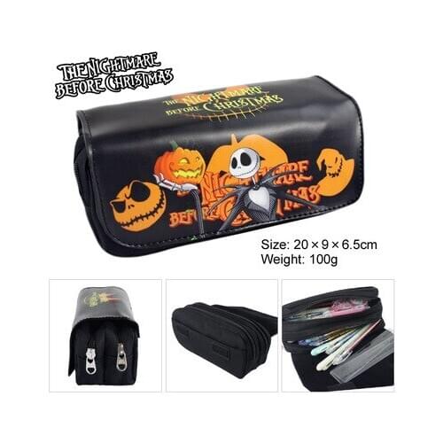 LISM Nightmare Christmas Fashion Anime Makeup Bag Handbag School Pen Storage Bags Unisex Gifts NEW