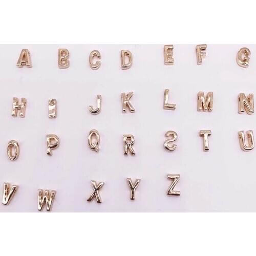 Fashion Initial A-Z Letter Heart Pendant Necklace Gold Color Popular Necklace