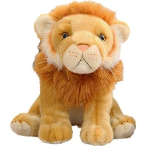 New cute cartoon lion Children plush toy baby kids stuffed lion animals gift