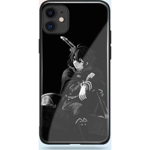 Owari no seraph yuichiro hyakuya anime soft silicone glass For iPhone SE 6 6s 7 8 Plus X XR XS 11 Pro Max phone case cover shell