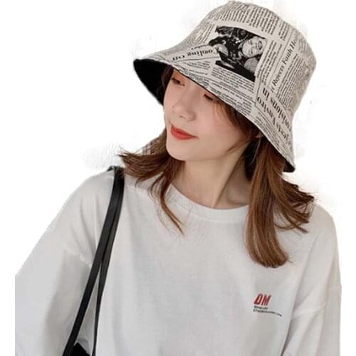Fibonacci New Bucket Hats For Women Cotton Print Flat Bob Hat Casual Positive Negative Wear Black Panama Cap Fashion Sun Hat