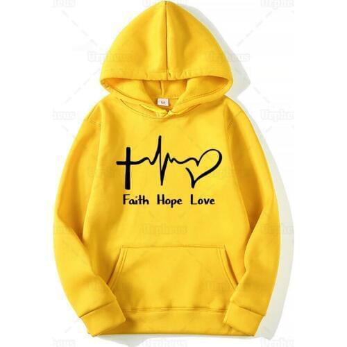 Faith Hope Love Hoodies Christian Faith Jesus Hoodie Sweatershirt
