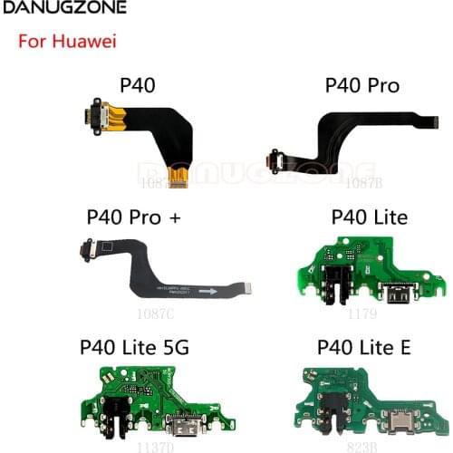USB Charging Dock Connector Port Plug Socket Jack Charge Board Flex Cable For Huawei P40 Pro + Lite E 5G