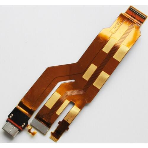 Xinidc 5pcs Original New USB Dock Charger Connector Charging Port Flex Cable Board For Sony Xperia XZ F8332 Replacement