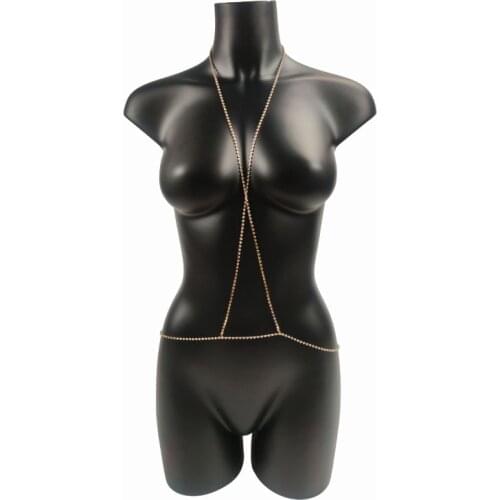 Body Jewelry Chest Chain Bikini Sexy Summer Accessories Beach Bra for Women Girl Gift Fashion Waist Chains Bohemian Style Simple