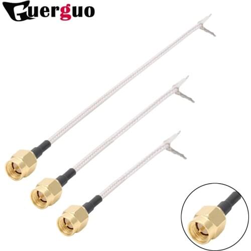 1pc Single End SMA Male to PCB Solder Pigtail RG316 Cable for WIFI Wireless Router GPS GPRS Low Loss Jackplug Wire Connector