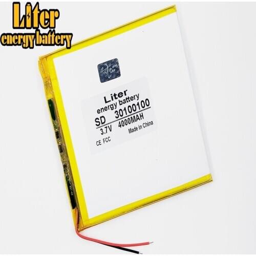 3.7V lithium polymer battery 30100100 4000MAH mobile power DIY tablet computer