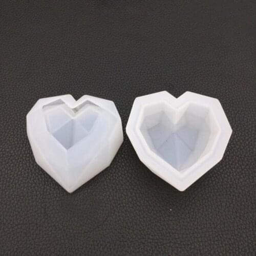 3D Heart-shaped Silicone Mold Storage Box Mold Clear Mould for UV Resin Epoxy Resin Craft Supplies Epoxy Resin Soft Mould