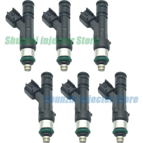 6PCS Fuel Injector Nozzle For 2007-2010 CHRYSLER DODGE JEEP 3.3L 3.8L V6 04861667AA 0280158119