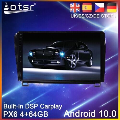 Android 10.0 Car GPS Navigation For Toyota Tundra 2008-2017 PX6 Car DVD Radio Auto Stereo Multimedia Player HeadUnit 2Din 2 din