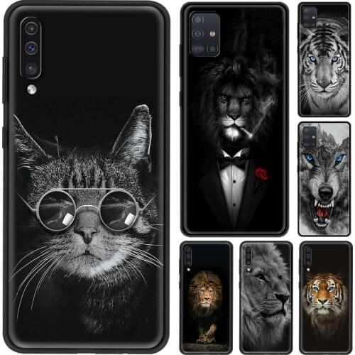 Cellphone Case For Samsung A21s A51 A71 A91 A72 A52 A42 A41 A32 A31 A21 EU A12 A11 A02 A02s A01 Majestic Wolf Lion Cover