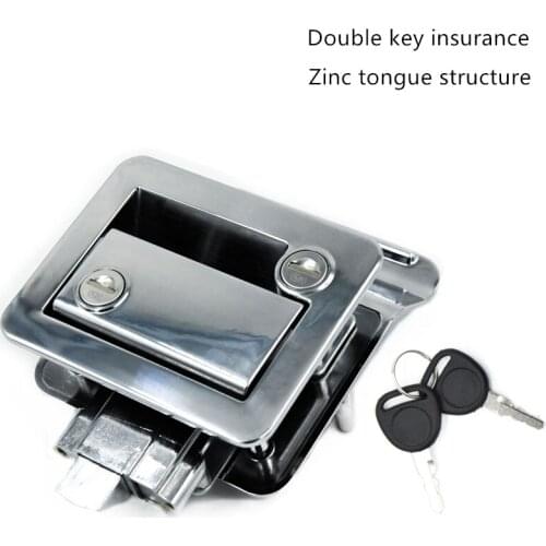 RV Door Lock Inside And Outside Double-Opening Modified Motorhome Yacht Business Ship Latch Trailer Door Latch Easy To Install