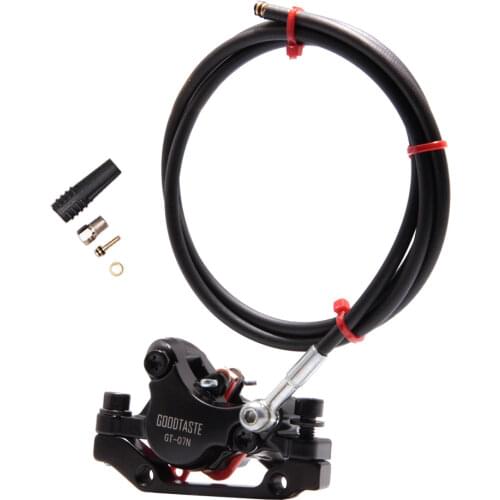 For Right brake disc Front brake caliper Base A 160 B 140 Hydraulic brake lower pump Electric bike Custom tubing length caliper