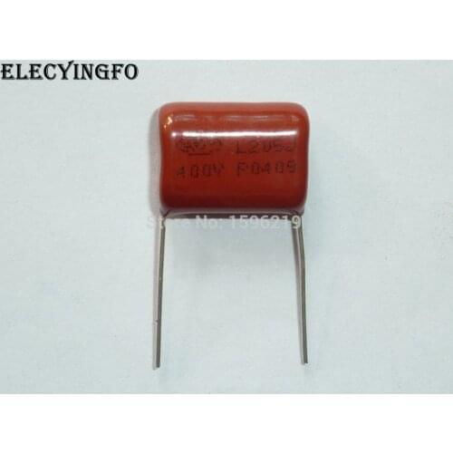 50pcs CBB capacitor 205 400V 205J 2uF 2000nF P20 CL21 Metallized Polypropylene Film Capacitor