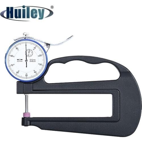 Metal Pointer Caliper Gauge Ceramics Measuring Surface Flat Head High Precision Thickness Gauge Paper Film Micrometer Percentage