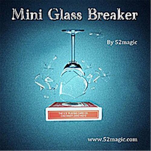 Mini Glass Breaker Magic Tricks Comedy Stage Magia Illusions Gimmick Magia Device Props Accessories Glass Breaking Magicians