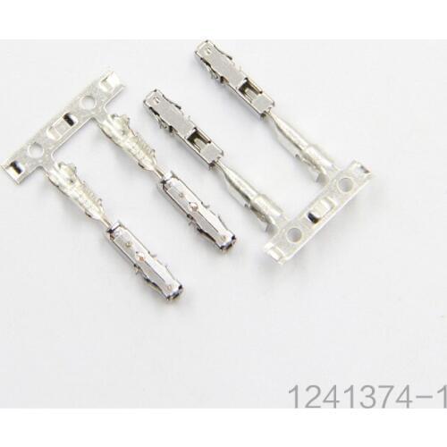 50/100/200/500/1000pcs/lot TE Crimp Terminals (Pins) For Repair Wire 0.50 - 1.50 mm2 For Audi Volkswagen Skoda Seat 1241374-1