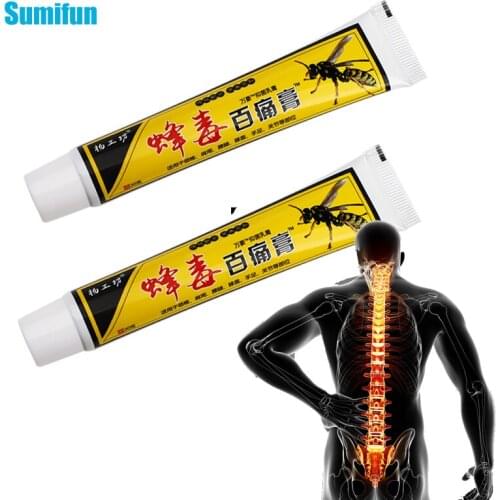 20g Pain Relief Ointment Lumbar Spine Rheumatoid Neck Shoulder Body Sprain Orthopedic Arthritis Cream Bee Venom Health Care