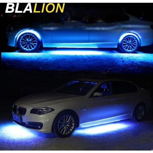 12V Underglow Lamp Auto Atmosphere Lamp With Remote Underbody System Lighting Car RGB Strip LED For Auto Lights Flexible Strip