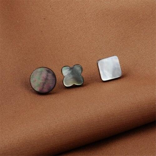 Simple Vintage Shell Geometric Shape Round Brooches Men Women Shawl Cardigan Collar Pins Accessories Metal Alloy Plating Proce