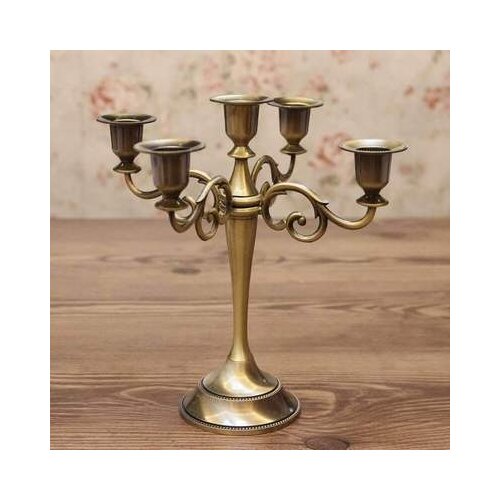 SIBAOLU Decorative Bronze Candlesticks China