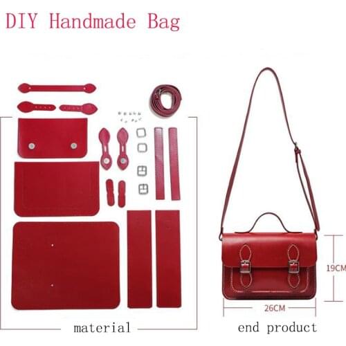 Handmade Diy Handmade Bag Crossbody Bags Women Mini PU Leather Shoulder Messenger Bag Girl Bolsas Ladies Phone Purse Material