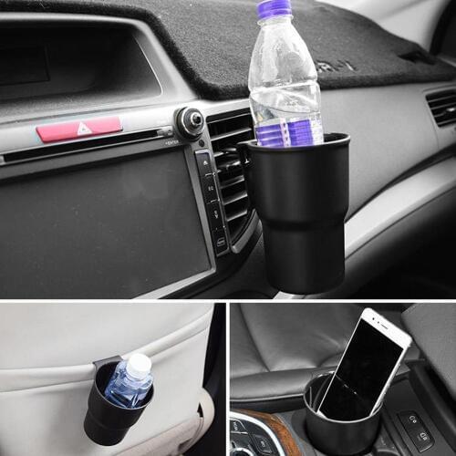 Universal Auto Car Air Vent Mount Plastic Drink Water Bottle Holder Storage Cup Rack Auto Coffee Cups Stand Bracket Accessories