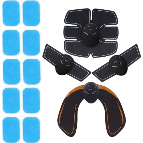 EMS Muscle Stimulation Hips Trainer Abs Stimulator 6 Mode Electric Fitness Body Slimming Massager Ems Muscle Stimulation Fesse