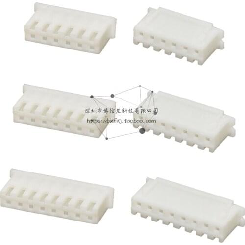 XH2.54 Connector Leads Header Housing 2.54mm Plastic shell XH-2P/3P/4P/5P/6P/7P/8P/9P/10P XH2A/3A/4A/5A/6A/7A/8A/9A/10A