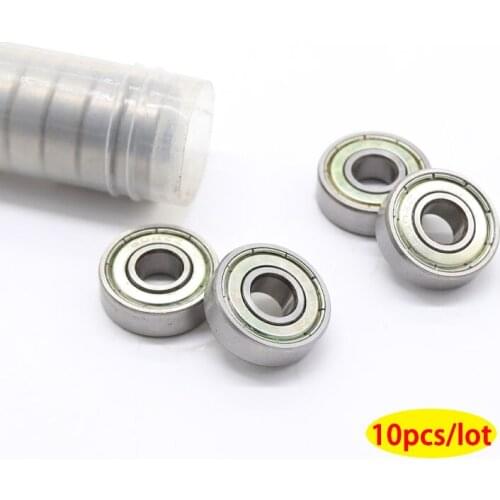 10PCS 608ZZ Bearing steel/Bearing Deep Groove Ball Miniature Bearings 608-ZZ 8*22*7mm 8x22x7 High Quality 52100 Chrome Steel