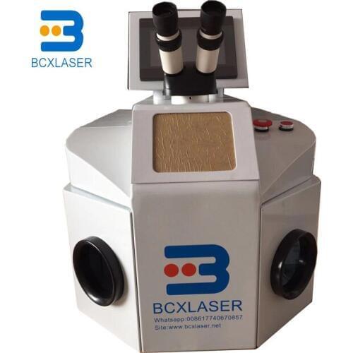 100W 200W Nd:YAG Jewelry Laser Spot Welding Machine for Gold Silver metal dental with CCD