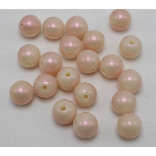 200 Matte Pink Acrylic Pearl Round Beads Imitation Pearl 8mm(0.31")