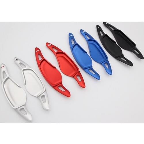 Aluminum Steering Wheel Paddle Shifter Extensions Covers Interior Accessories 2 pieces for BMW shifter paddles