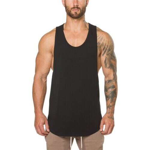 Brand bodybuilding clothes fitness men gym stringer tank top men Sportwear singlets muscle sleeveless shirt workout tanktop