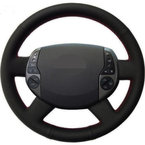 Car Steering Wheel Cover Black Artificial Leather For Toyota Prius 20(XW20) 2004 2005 2006 2007 2008 2009