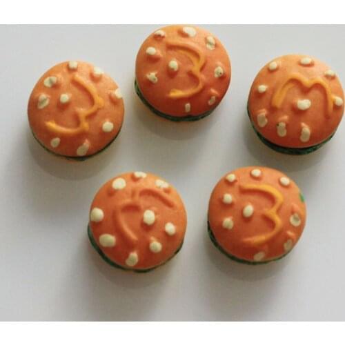 Kids Kitchen Toys Cute Hamburger Resin Cabochon 1:12 Food Hamburger DIY Dollhouse Miniature Decoration Crafts