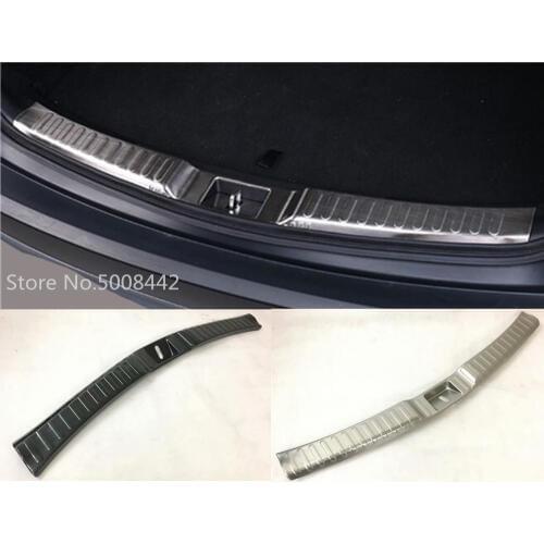 For Honda CRV CR-V 2017 2018 2019 2020 car body Stainless Steel Inner Rear trunk Bumper trim plate frame threshold pedal 1pcs