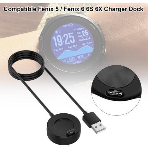 USB Charger Dock Stand Station for Fenix5 5S 5X Charging Cable Dock Stand Base for Fenix 6 6S 6X Watch Charging Cable Base