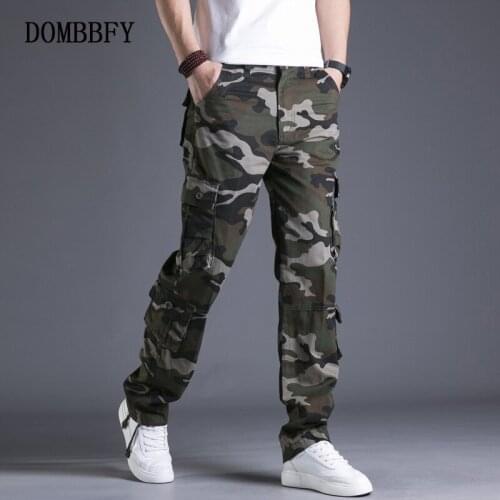 Joggers Cargo Pants For Men Casual Hip Hop Multi Pocket Male Camouflage Trousers Loose Breathable Sweatpants Fashion Streetwear