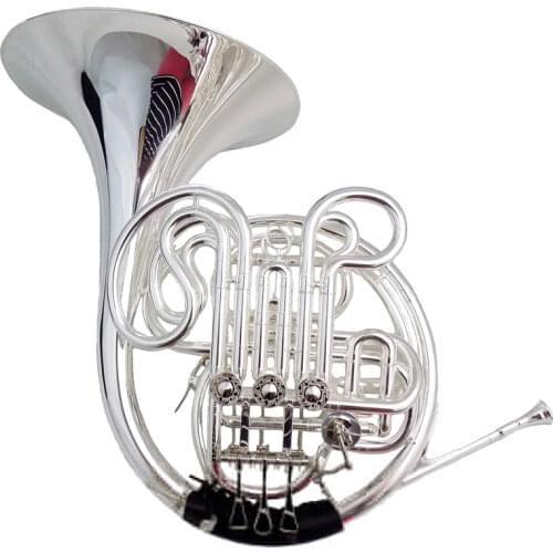 F/Bb Alexander 103 French Horn One piece bell Silver Plated with Case mouthpiece french horn Musical Instruments