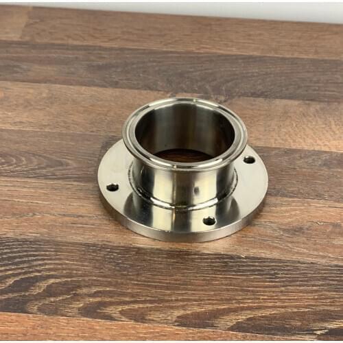 Flange 3" for glass distillation column L-50mm. Stainless Steel 304