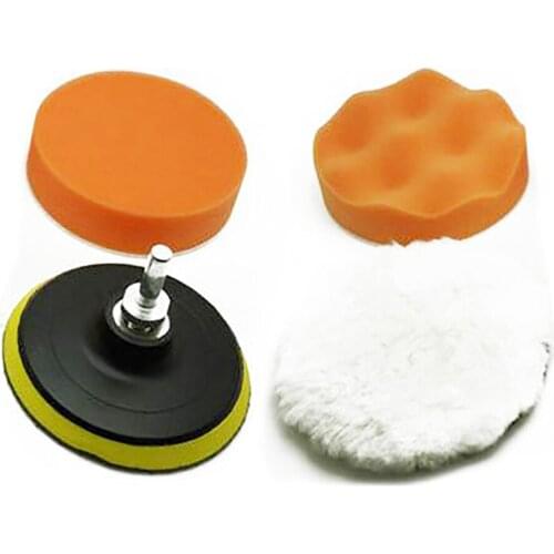 Sponge Disc Pad Car Polishing Waxing Sponge Wheel Polishing Disc Kit Set Sponge Polishing Waxing Buffing Pads For Car Polisher