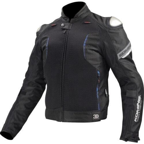 KOMINE JK107 Titanium Jacket Motocross Motorbike Off-road Breathable Racing Jackets With Neck Protector