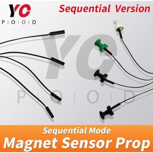 Magnet Sensors in Sequence Escape Room Puzzle Game Prop Touch Magnet sensors at the same time to unlock Takagism game YOPOOD