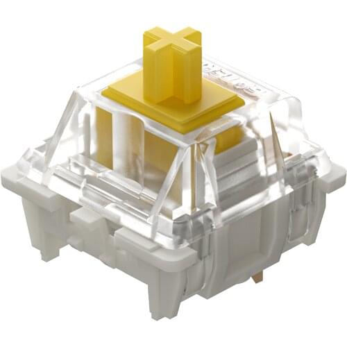 Gateron g yellow G red Pro gateron yellow axis Pro mechanical keyboard switch linear feel self-lubricating