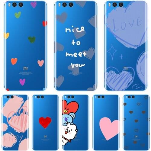 Cute Heart Kawaii Love Funny Pink Back Cover For Xiaomi Mi Note Mix 1 2 2S 3 Soft Silicone Phone Case For Xiaomi Mi Max 1 2 3