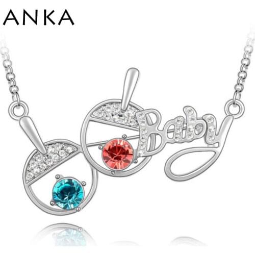 Fashion jewelry table tennis racket crystal pendant necklace fine polishing mirror finish with rhodium plated valentines #85562